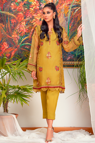 Zaaviay Pret Embroidered Velvet 3 Piece Suit Sehen main image 1