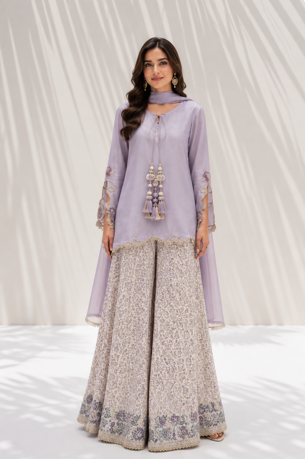Lilac Tassels (Three Piece)