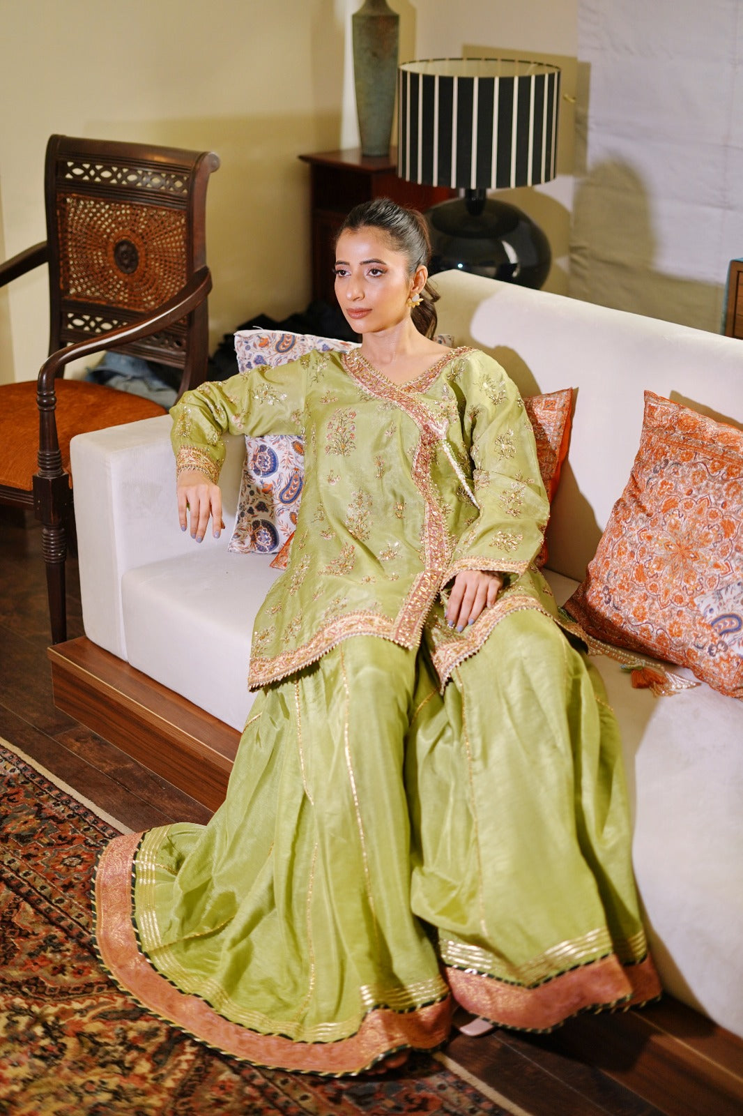 Olive Aura (Three Piece)