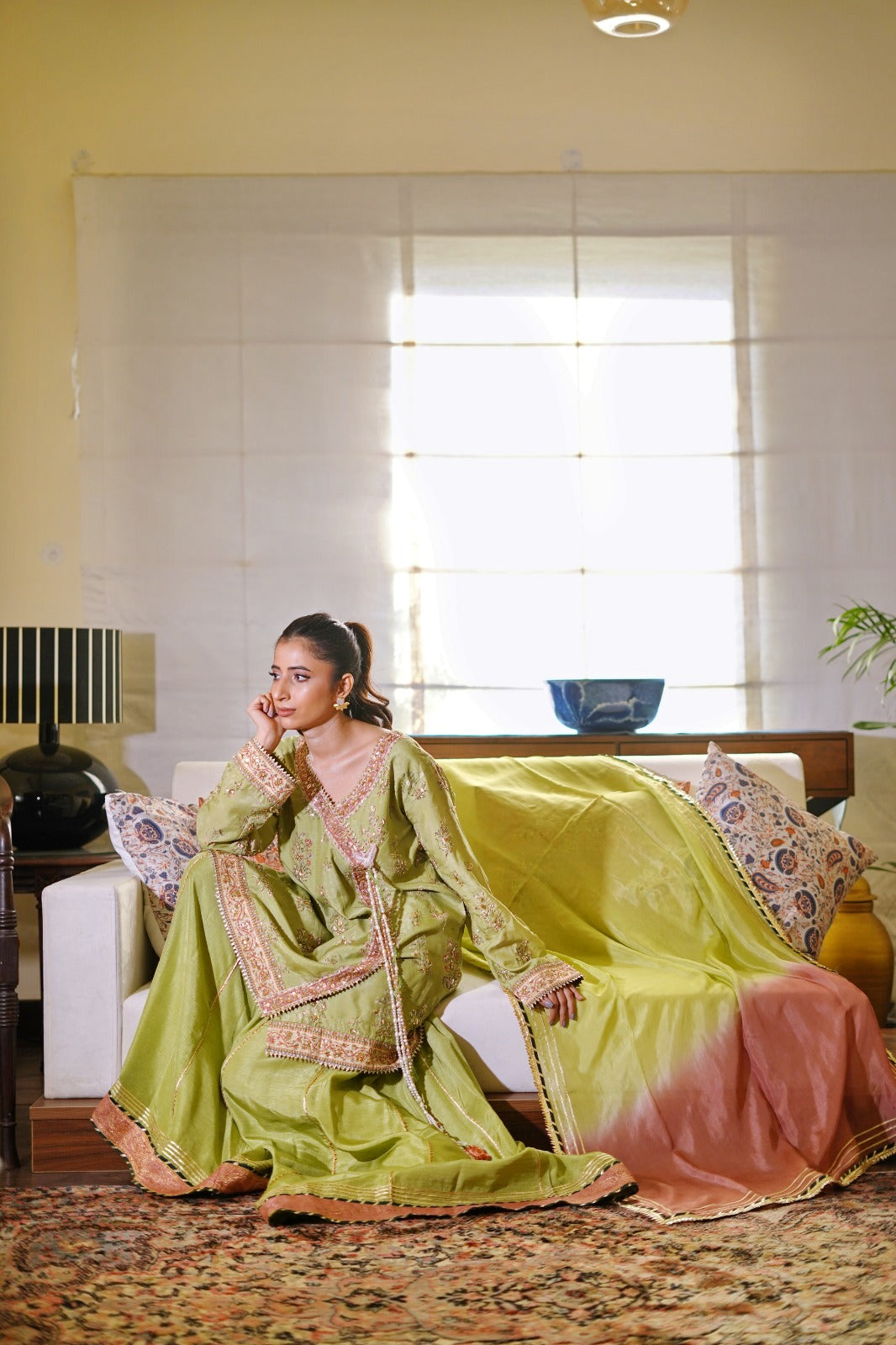 Olive Aura (Three Piece)