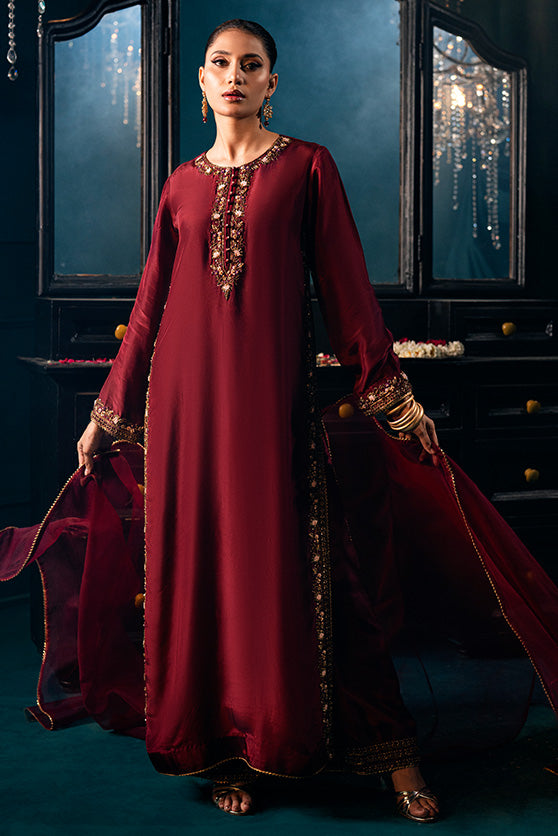 Burgundy Beauty (Three Piece) Zaaviay Burgundy Beauty (Three Piece) Zaaviay