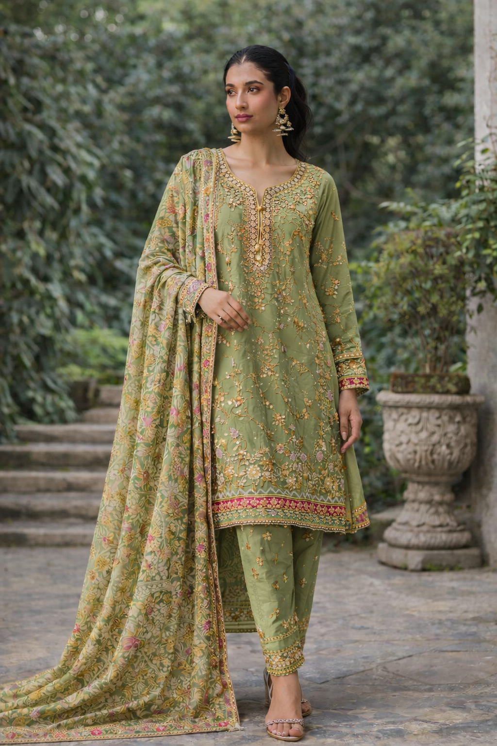 Sabz e Gulzar (Three Piece)