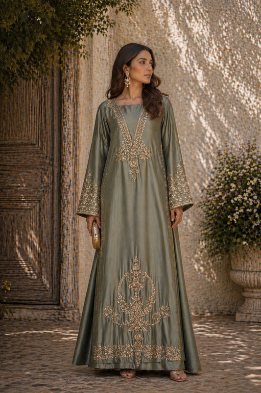 Olive Noor Kaftan (One Piece)