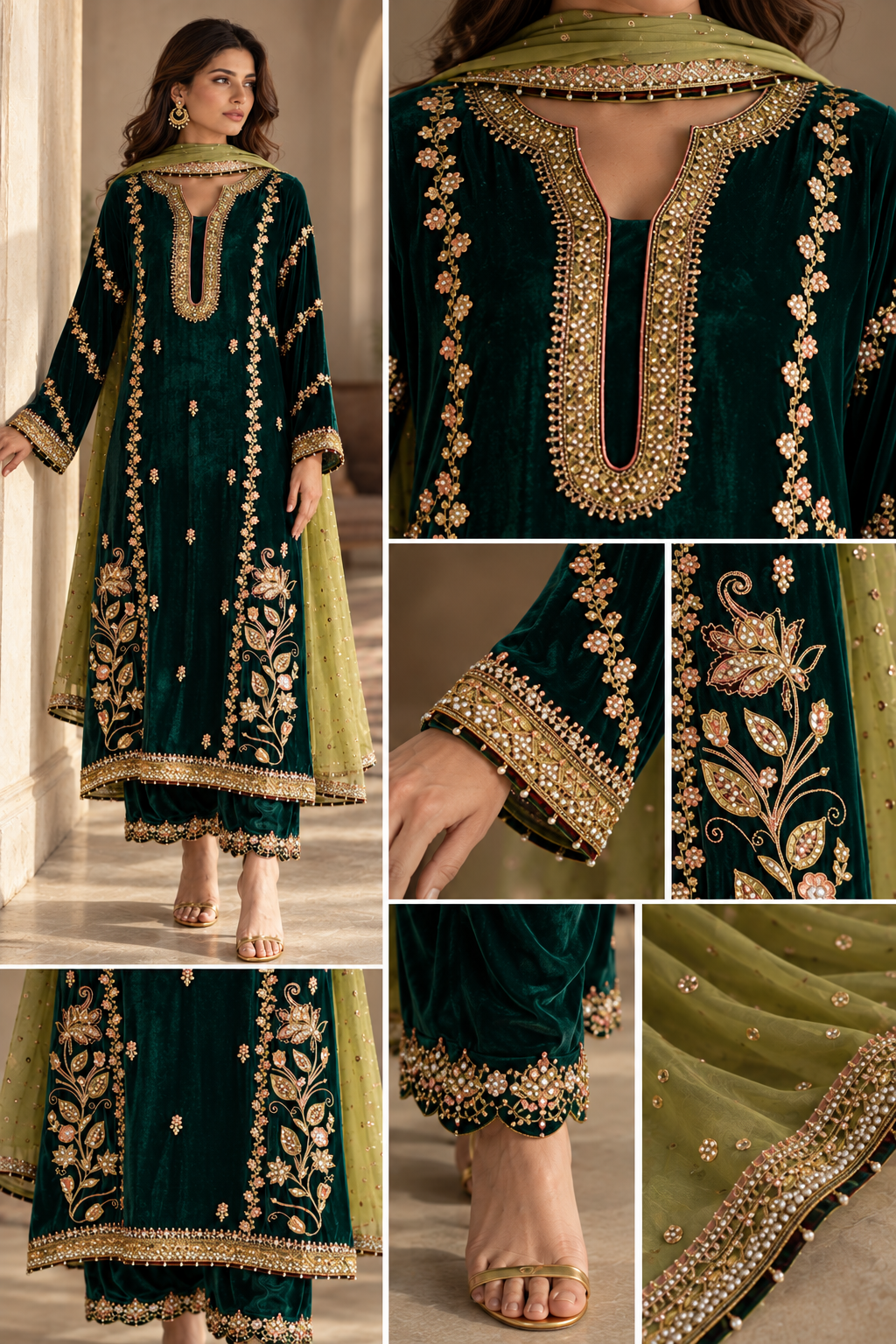 Green Ivy (Three Piece)
