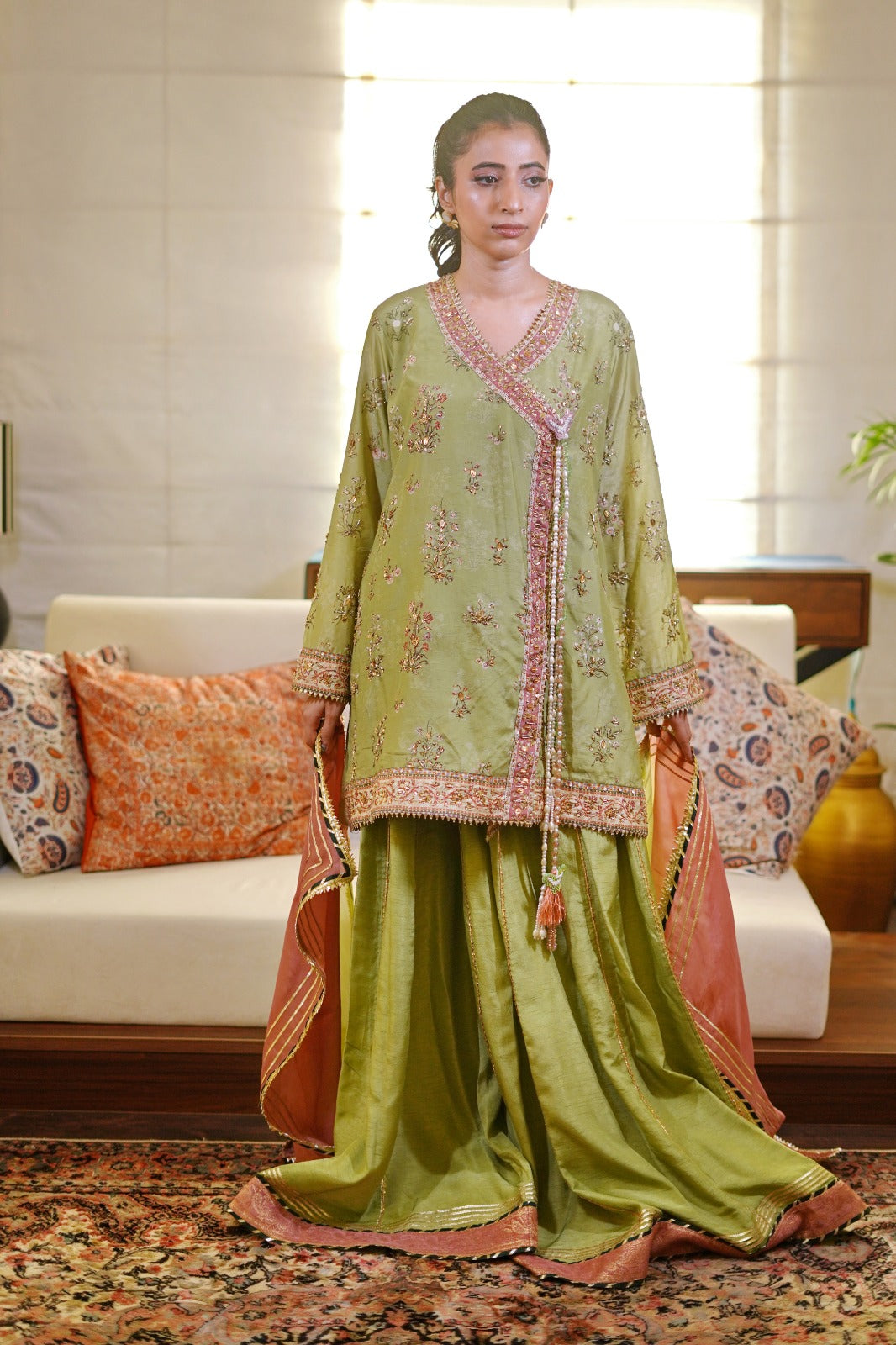 Olive Aura (Three Piece)