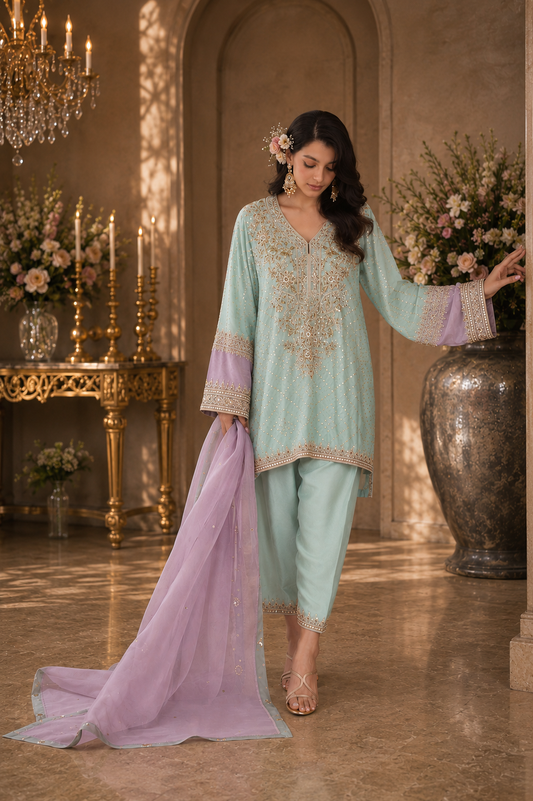 Dreamy Mint (Three Piece)